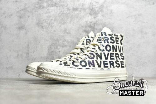 CONVERSE CHUCK TAYLOR ALL STAR HIGH 1970S ELEVATED REFLECTIVE WHITE/BLCAK/EGRET 172511C