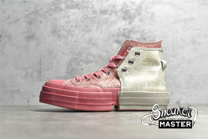 CONVERSE CHUCK TAYLOR ALL-STAR 2-IN-1 70 HIGH X FENG CHEN WANG PINK QUARTZ/STRAWBERRY ICE 171837C
