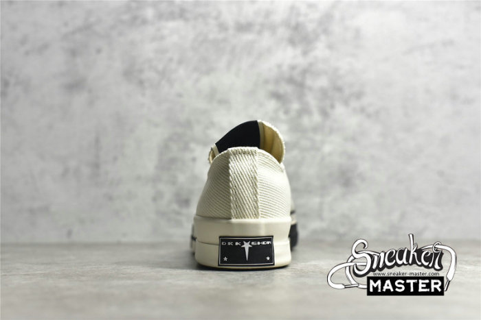 CONVERSE DRKSHDW X CHUCK TAYLOR ALL-STAR 70S LOW WHITE/WHITE/BLACK A00134C