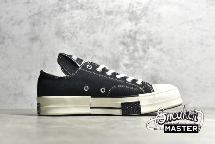 CONVERSE DRKSHDW X CHUCK TAYLOR ALL-STAR 70S LOW BLACK/WHITE/BLACK A00131C