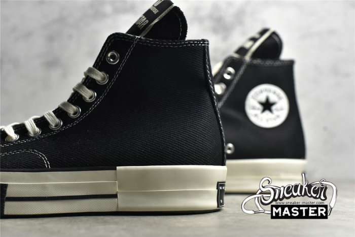 CONVERSE DRKSHDW X CHUCK TAYLOR ALL-STAR 70S HIGH BLACK/WHITE/BLACK A00130C