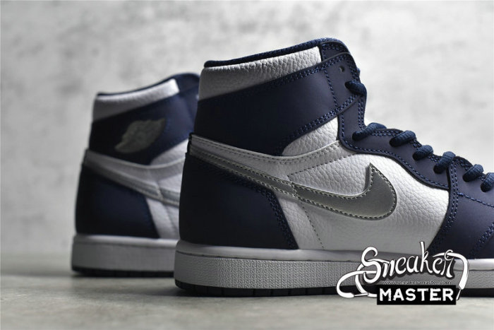 NIKE AIR JORDAN 1 HIGH OG CO.JP WHITE/METALLIC SILVER-MIDNIGHT NAVY DC1788-100