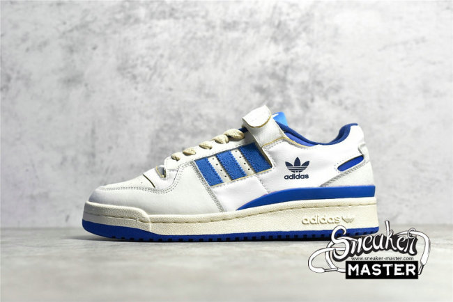 ADIDAS  FORUM 84 LOW OG SHOES OFF WHITE/OFF WHITE/BRIGHT BLUE S23764