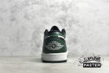 NIKE AIR JORDAN 1 LOW GREEN TOE NOBLE GREEN/POLLEN/WHITE/BLACK 553558-371