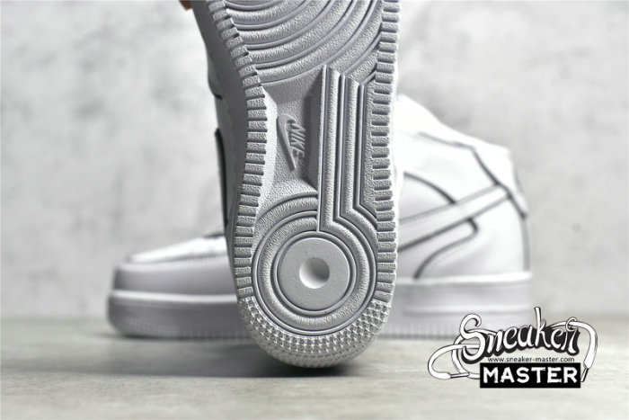 NIKE AIR FORCE 1 MID 07 WHITE/BLACK/WHITE 368732-810