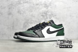 NIKE AIR JORDAN 1 LOW GREEN TOE NOBLE GREEN/POLLEN/WHITE/BLACK 553558-371