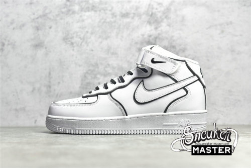 NIKE AIR FORCE 1 MID 07 WHITE/BLACK/WHITE 368732-810