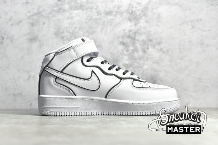 NIKE AIR FORCE 1 MID 07 WHITE/BLACK/WHITE 368732-810