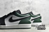 NIKE AIR JORDAN 1 LOW GREEN TOE NOBLE GREEN/POLLEN/WHITE/BLACK 553558-371
