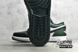 NIKE AIR JORDAN 1 LOW GREEN TOE NOBLE GREEN/POLLEN/WHITE/BLACK 553558-371