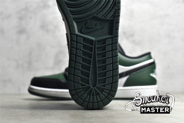 NIKE AIR JORDAN 1 LOW GREEN TOE NOBLE GREEN/POLLEN/WHITE/BLACK 553558-371