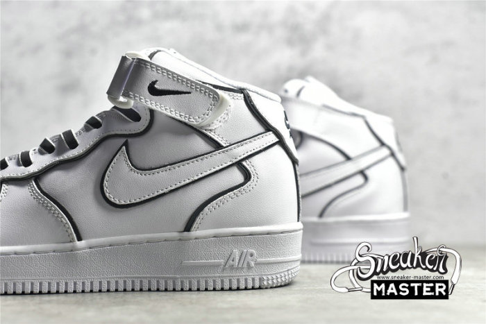NIKE AIR FORCE 1 MID 07 WHITE/BLACK/WHITE 368732-810