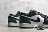 NIKE AIR JORDAN 1 LOW GREEN TOE NOBLE GREEN/POLLEN/WHITE/BLACK 553558-371