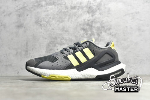 ADIDAS DAY JOGGER BOOST SHOES LIGHT GREY/VOLT/WHITE FW5997