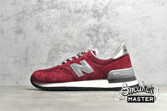 NEW BALANCE 990 RUNNING SHOES RED/GREY/WHITE M990BD