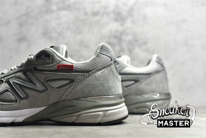 NEW BALANCE 990V4 MADE IN USA RED LABEL GREY/RED/BLACK M990VS4