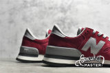 NEW BALANCE 990 RUNNING SHOES RED/GREY/WHITE M990BD