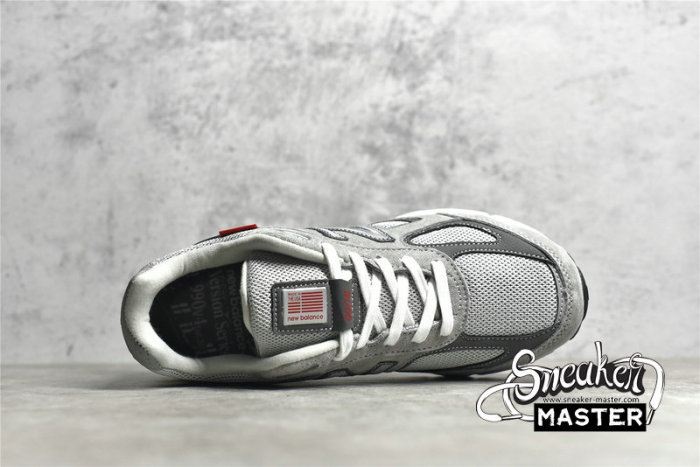 NEW BALANCE 990V4 MADE IN USA RED LABEL GREY/RED/BLACK M990VS4