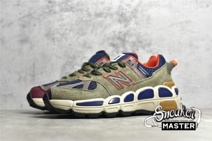 NEW BALANCE SALEHE BEMBURY X 574 YURT TEAM FOREST GREEN/BURGUNDY MS574YSB
