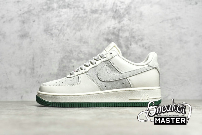 NIKE AIR FORCE 1 LOW WHITE/GREY/GREEN CW0063-125