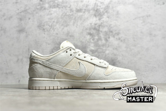 NIKE SB DUNK LOW PRM VAST GREY/SUMMIT WHITE/PEARL WHITE DD8338-001