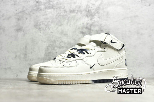 NIKE AIR FORCE 1 07 MID BEIGE/BEIGE/BLACK NT2969-013