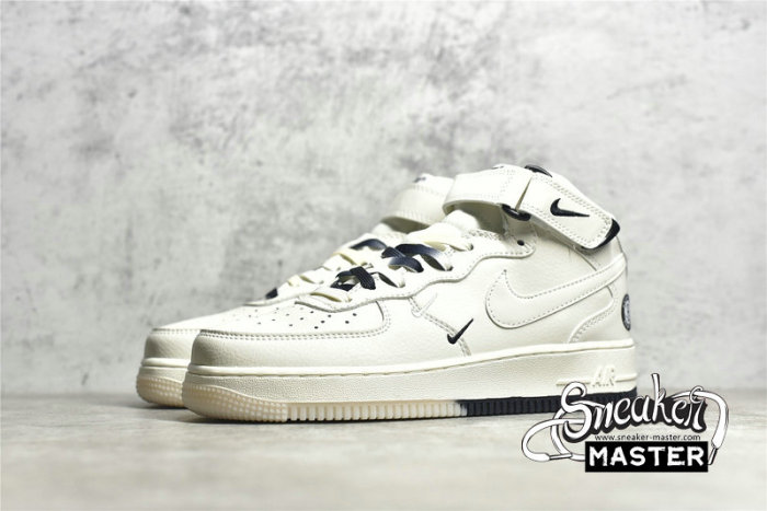 NIKE AIR FORCE 1 07 MID BEIGE/BEIGE/BLACK NT2969-013