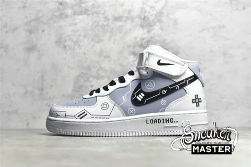 NIKE AIR FORCE 1 MID 07 WHITE/BLUE/BLACK CW2288-115