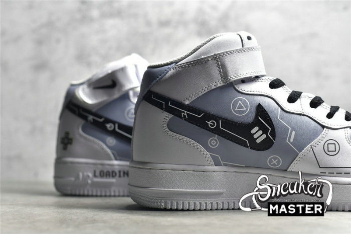 NIKE AIR FORCE 1 MID 07 WHITE/BLUE/BLACK CW2288-115