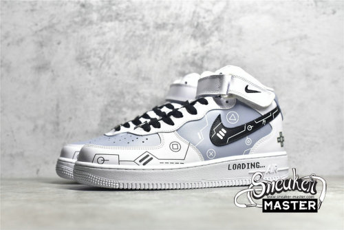 NIKE AIR FORCE 1 MID 07 WHITE/BLUE/BLACK CW2288-115