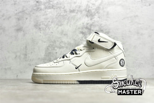 NIKE AIR FORCE 1 07 MID BEIGE/BEIGE/BLACK NT2969-013