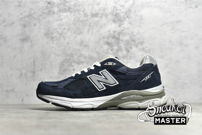 NEW BALANCE 990 MADE IN USA NAVY DENIM NAVY/BLACK/GREY M990NB3