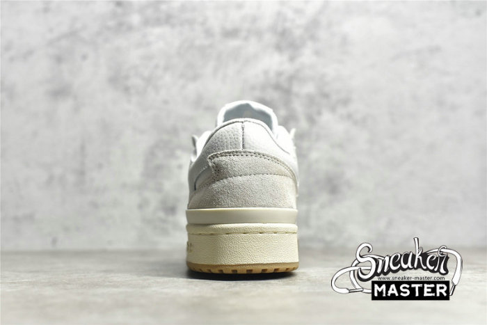 ADIDAS FORUM 84 LOW ADV SHOES WHITE GUM CHALK WHITE/CLOUD WHITE/CLOUD WHITE FY7998