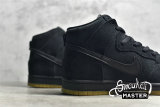 NIKE DUNK HIGH PRO SB BLACK GUM BLACK/BLACK-GUM LIGHT BROWN 305050-029