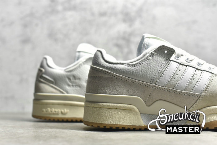 ADIDAS FORUM 84 LOW ADV SHOES WHITE GUM CHALK WHITE/CLOUD WHITE/CLOUD WHITE FY7998