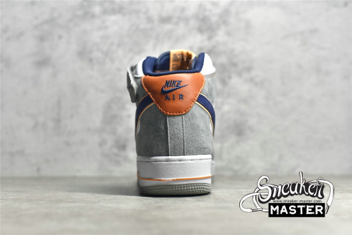 NIKE AIR FORCE 1 MID 07 GREY/WHITE/NAVY-ORANGE CQ5059-203