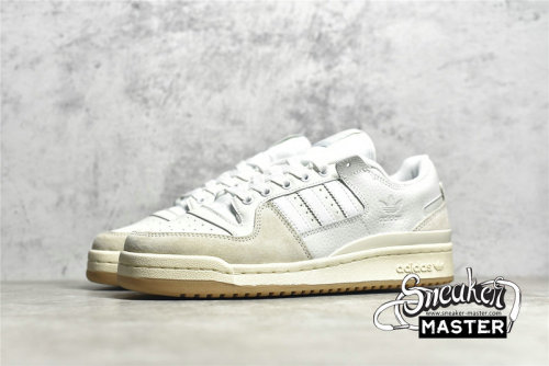 ADIDAS FORUM 84 LOW ADV SHOES WHITE GUM CHALK WHITE/CLOUD WHITE/CLOUD WHITE FY7998