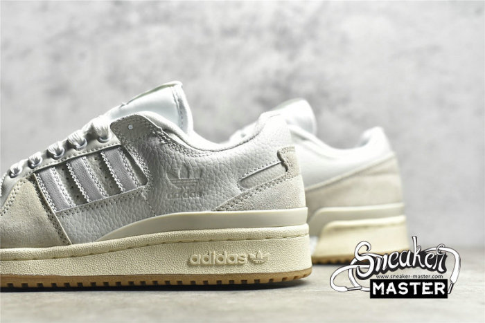 ADIDAS FORUM 84 LOW ADV SHOES WHITE GUM CHALK WHITE/CLOUD WHITE/CLOUD WHITE FY7998