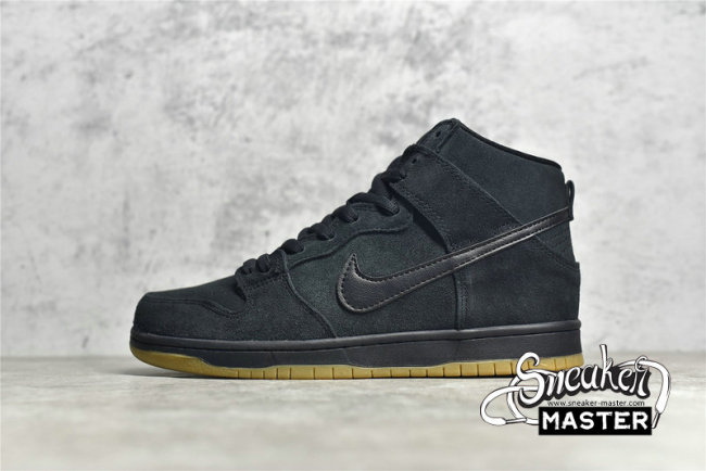 NIKE DUNK HIGH PRO SB BLACK GUM BLACK/BLACK-GUM LIGHT BROWN 305050-029
