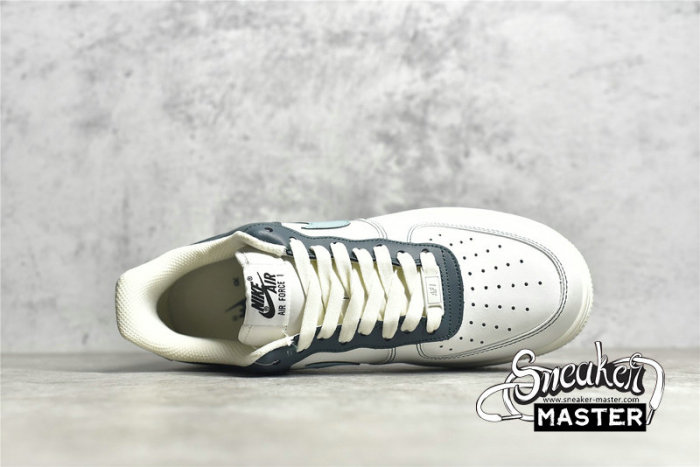 NIKE AIR FORCE 1 LOW 07 BEIGE/WATER GREEN/DARK GREEN LT0226-301