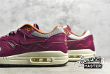 NIKE PATTA X AIR MAX 1 RUSH MAROON METALLIC SILVER/RUSH MAROON DO9549-001