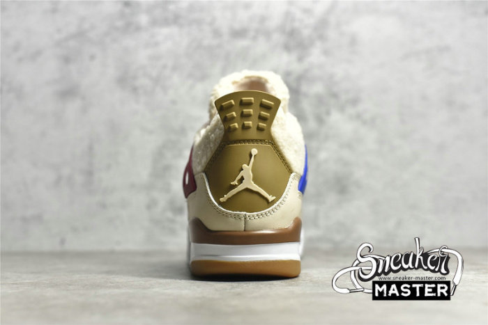 NIKE AIR JORDAN 4 RETRO GS WILD THINGS SAIL/UNIVERSITY RED/HEMP/BARELY VOLT DH0572-264