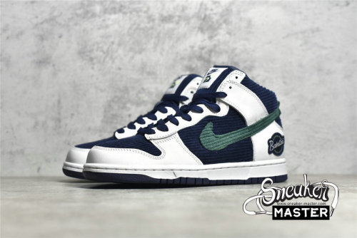 NIKE SB DUNK HIGH SPORTS SPECIALTIES NAVY BLUE/GREEN/WHITE DH0953-400