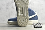 NIKE AIR FORCE 1 MID 07 SUEDE NAVY BLUE/NAVY BLUE/WHITE AA1118-007