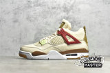 NIKE AIR JORDAN 4 RETRO GS WILD THINGS SAIL/UNIVERSITY RED/HEMP/BARELY VOLT DH0572-264