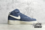 NIKE AIR FORCE 1 MID 07 SUEDE NAVY BLUE/NAVY BLUE/WHITE AA1118-007