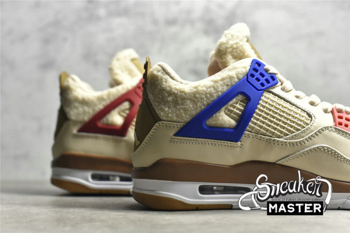 NIKE AIR JORDAN 4 RETRO GS WILD THINGS SAIL/UNIVERSITY RED/HEMP/BARELY VOLT DH0572-264
