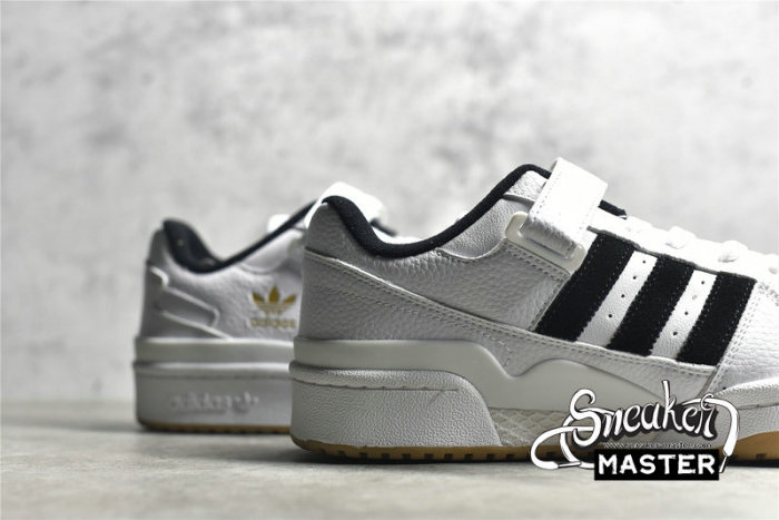ADIDAS FORUM LOW SHOES CLOUD WHITE/CORE BLACK/GUM H01924