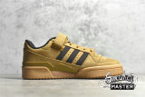 ADIDAS FORUM 84 LOW SHOES WHEAT/WHEAT/CORE BLACK GW6230
