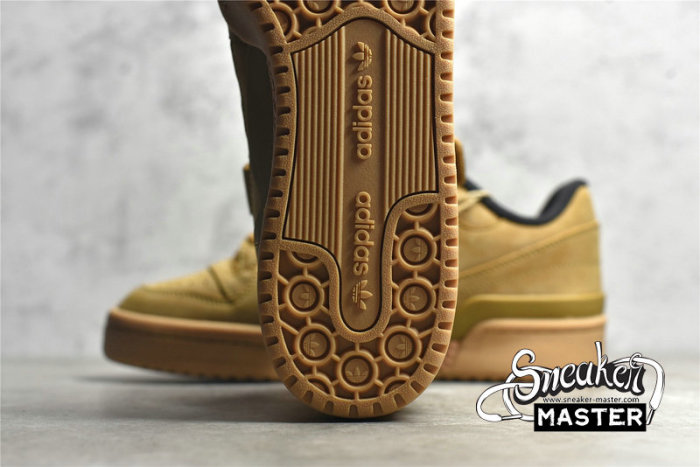ADIDAS FORUM 84 LOW SHOES WHEAT/WHEAT/CORE BLACK GW6230